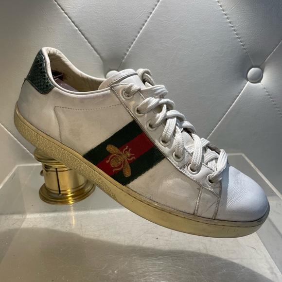 GUCCI ace BEE women’s Snearkers sz 37 made in italy - Picture 5 of 16